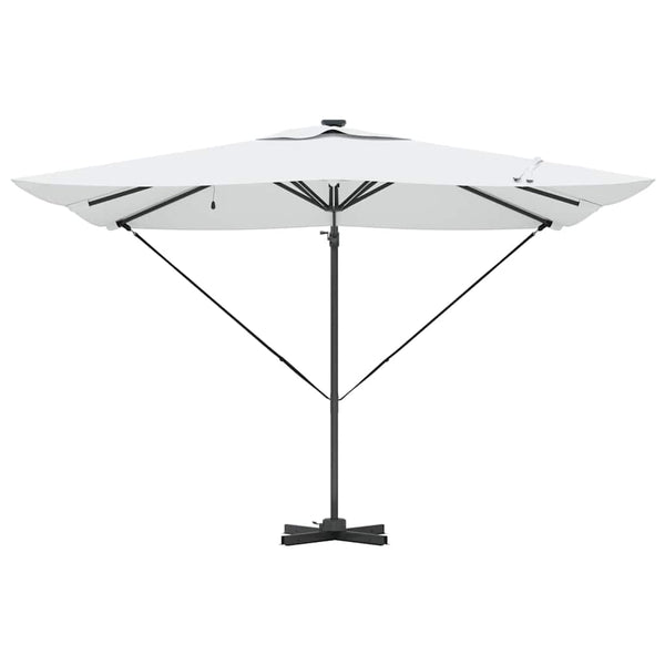 Sandfarbener Sonnenschirm, 286 cm