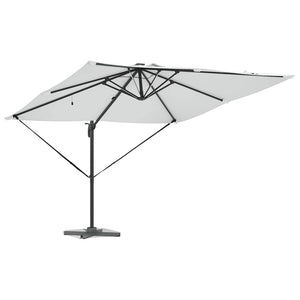 Sandfarbener Sonnenschirm, 286 cm