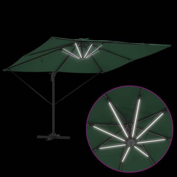 Grüner Sonnenschirm 286x284 cm