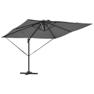 LED Sonnenschirm Anthrazit 286x284 cm