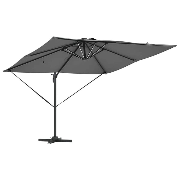LED Sonnenschirm Anthrazit 286x284 cm