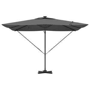 LED Sonnenschirm Anthrazit 286x284 cm