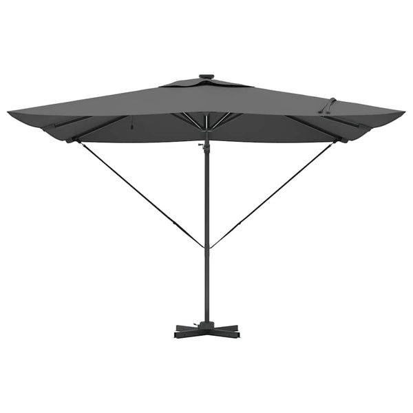 LED Sonnenschirm Anthrazit 286x284 cm
