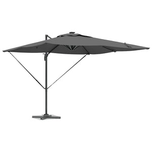 LED Sonnenschirm Anthrazit 286x284 cm