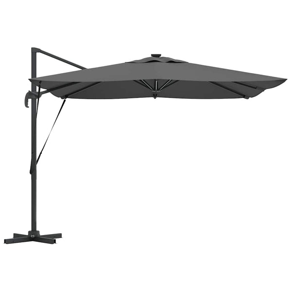 LED Sonnenschirm Anthrazit 286x284 cm