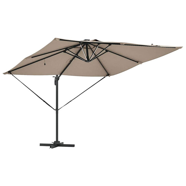 Taupe Sonnenschirm 286x284 cm