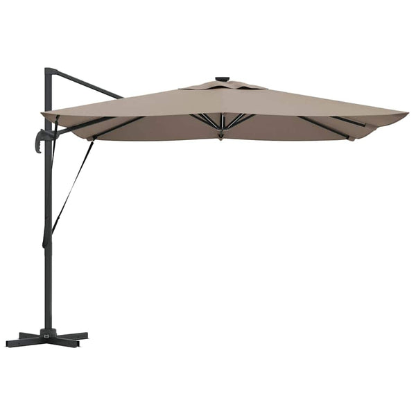 Taupe Sonnenschirm 286x284 cm