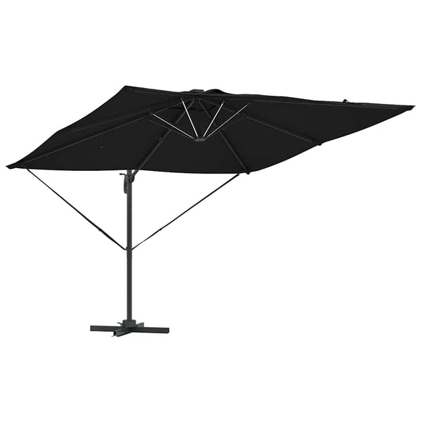 Schwarzer Sonnenschirm, 286x284 cm