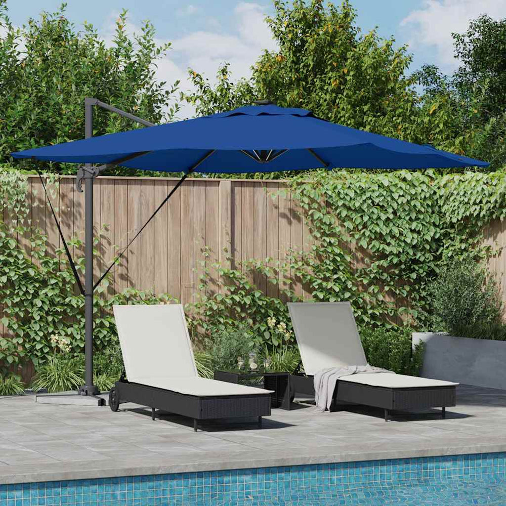 LED Sonnenschirm Azure Blau 286x284 cm