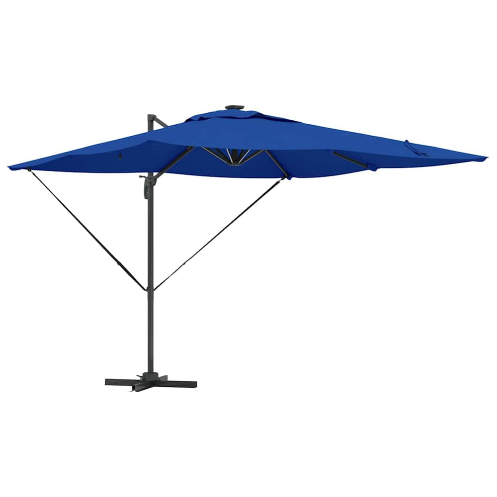 LED Sonnenschirm Azure Blau 286x284 cm