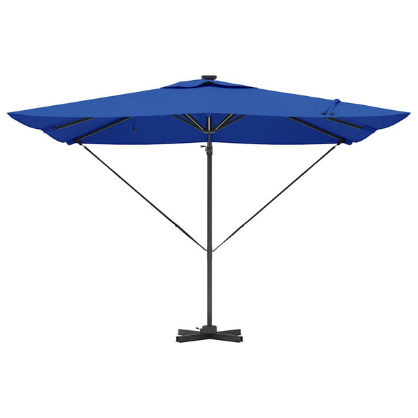 LED Sonnenschirm Azure Blau 286x284 cm
