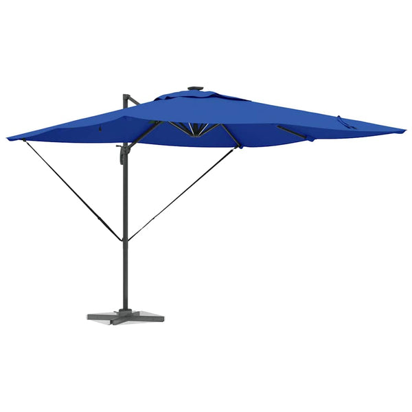 LED Sonnenschirm Azure Blau 286x284 cm