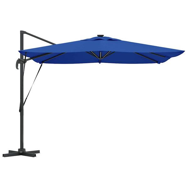 LED Sonnenschirm Azure Blau 286x284 cm
