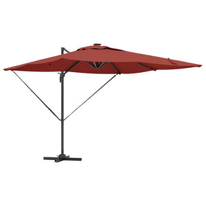 LED Sonnenschirm Terrakotta 286x284x270 cm