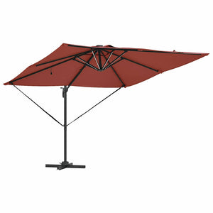 LED Sonnenschirm Terrakotta 286x284x270 cm