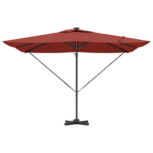 LED Sonnenschirm Terrakotta 286x284x270 cm