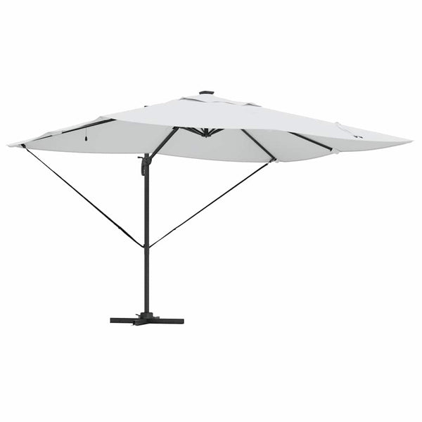 Sandfarbener Sonnenschirm, 352x251 cm