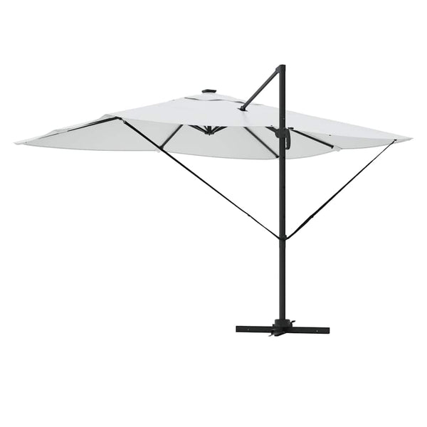 Sandfarbener Sonnenschirm, 352x251 cm