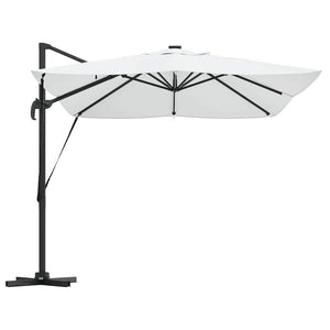 Sandfarbener Sonnenschirm, 352x251 cm