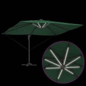 Grüner Sonnenschirm 352x251 cm