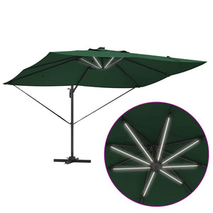 Grüner Sonnenschirm 352x251 cm