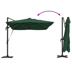 Grüner Sonnenschirm 352x251 cm
