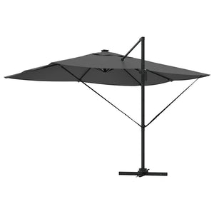 LED Sonnenschirm Anthrazit 352x251 cm