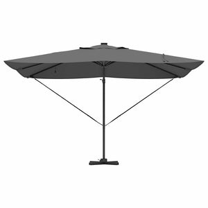 LED Sonnenschirm Anthrazit 352x251 cm