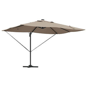 Taupe Sonnenschirm 352x251 cm