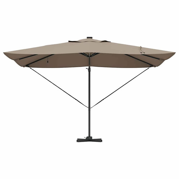 Taupe Sonnenschirm 352x251 cm