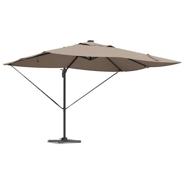 Taupe Sonnenschirm 352x251 cm