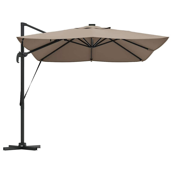 Taupe Sonnenschirm 352x251 cm