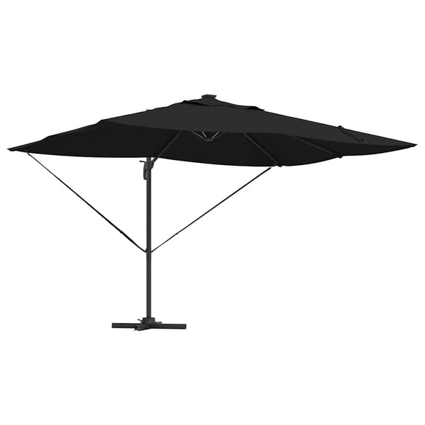 Schwarzer Sonnenschirm 352x251 cm