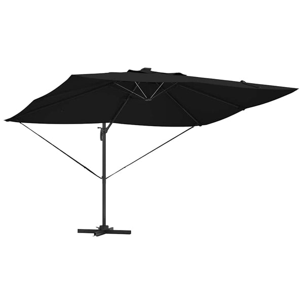 Schwarzer Sonnenschirm 352x251 cm