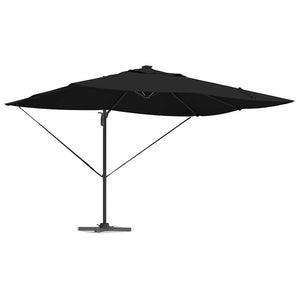 Schwarzer Sonnenschirm 352x251 cm