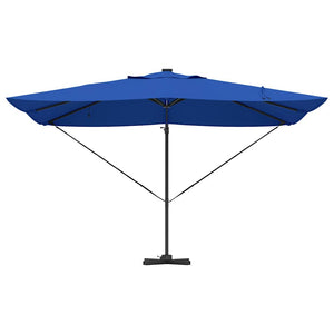 Azurblauer LED-Sonnenschirm 352x251 cm