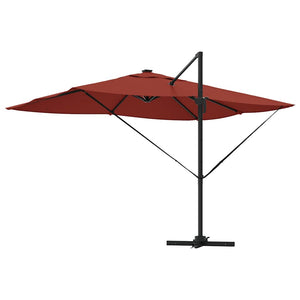 LED Sonnenschirm Terrakotta 352x251 cm