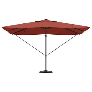 LED Sonnenschirm Terrakotta 352x251 cm