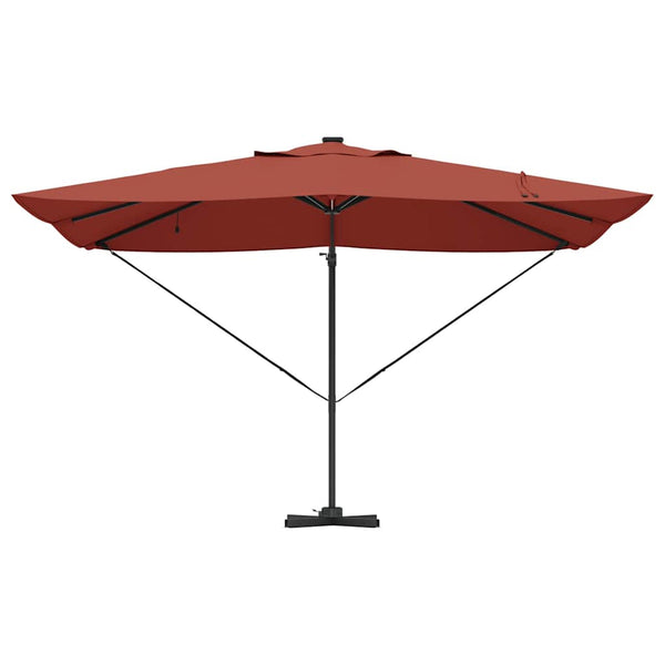 LED Sonnenschirm Terrakotta 352x251 cm