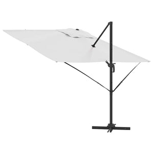 Beige Roma Sonnenschirm 286x284 cm