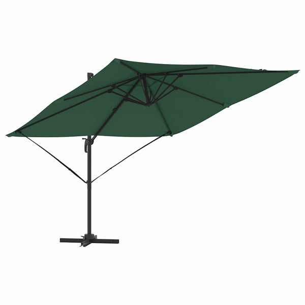 Grüner Roma Ampelschirm 286x284 cm
