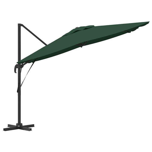 Grüner Roma Ampelschirm 286x284 cm