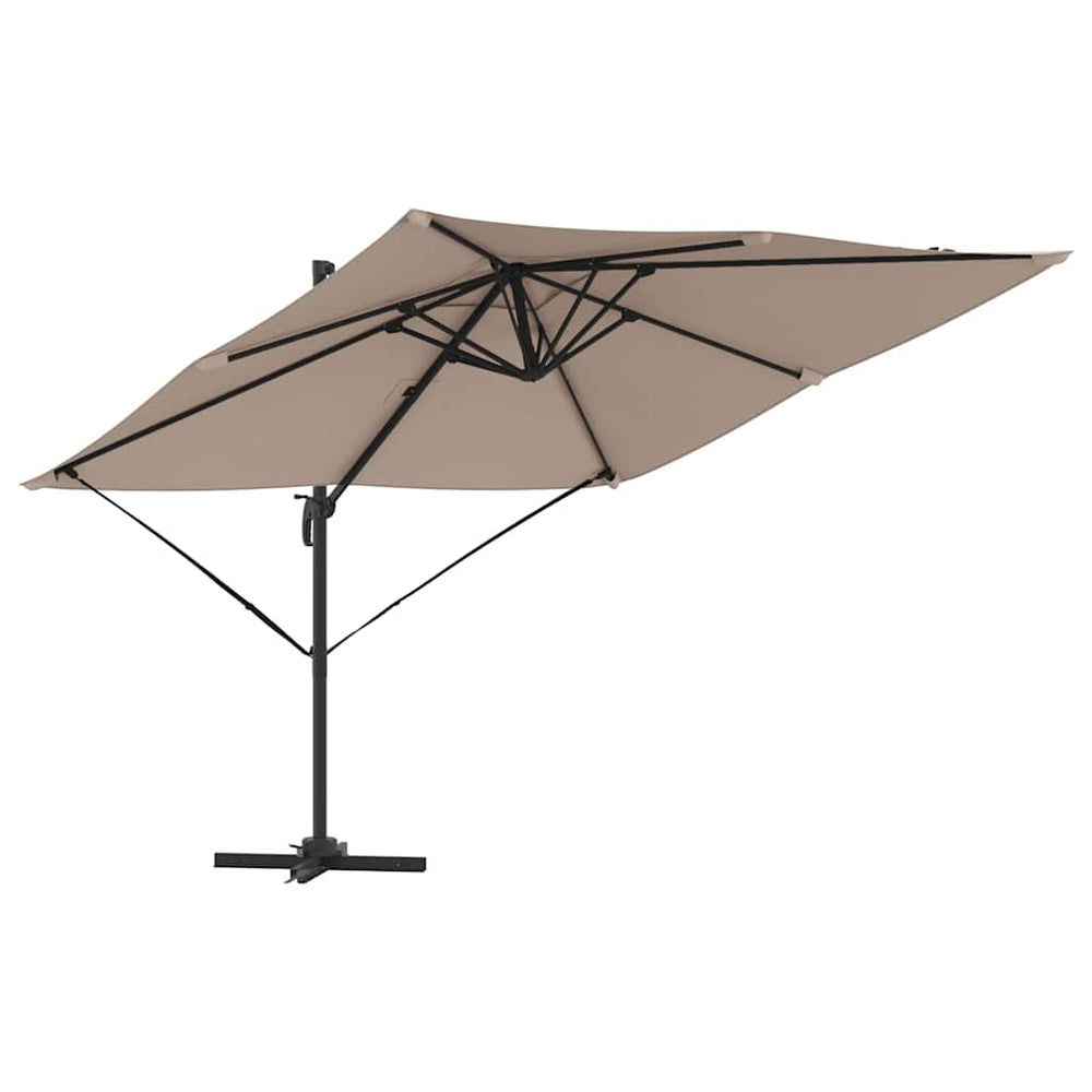 Taupe Roma Sonnenschirm 286x284 cm