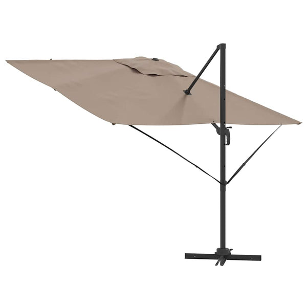 Taupe Roma Sonnenschirm 286x284 cm