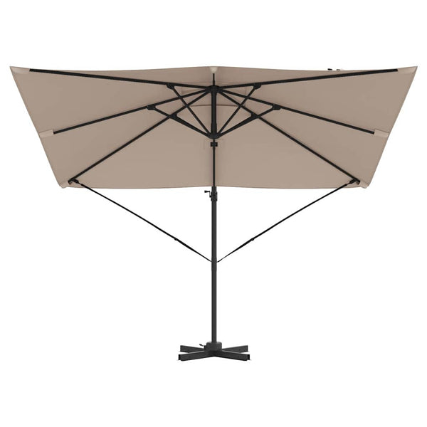 Taupe Roma Sonnenschirm 286x284 cm