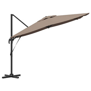 Taupe Roma Sonnenschirm 286x284 cm