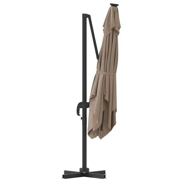 Taupe Roma Sonnenschirm 286x284 cm