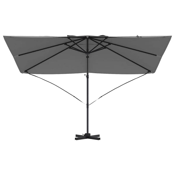 Anthrazit Sonnenschirm 351x250 cm