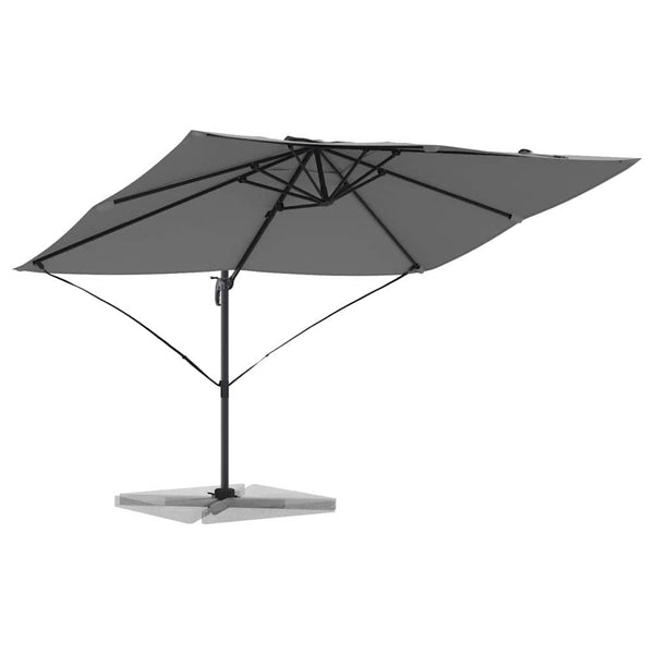 Anthrazit Sonnenschirm 351x250 cm
