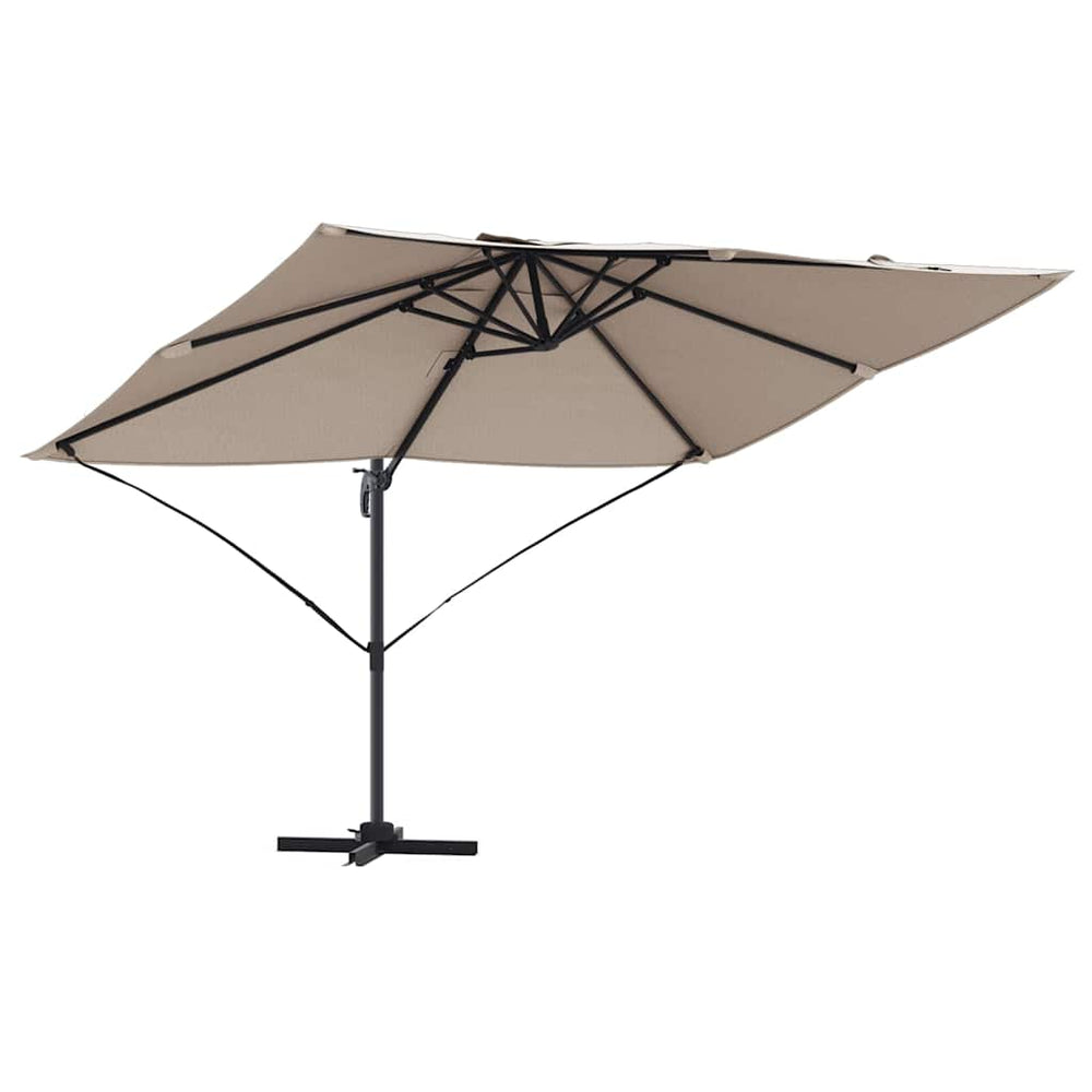 Taupe Sonnenschirm 351x250 cm